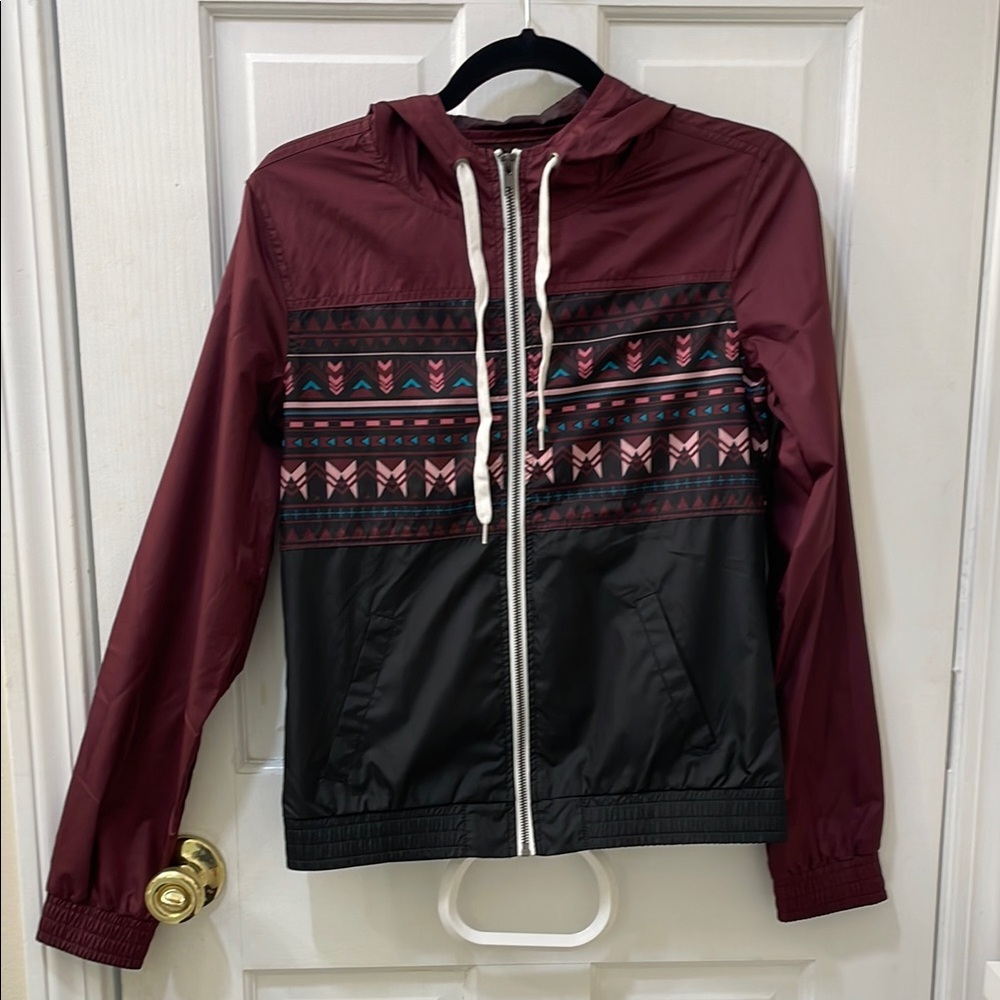Empyre Maroon Jacket with Black Accents